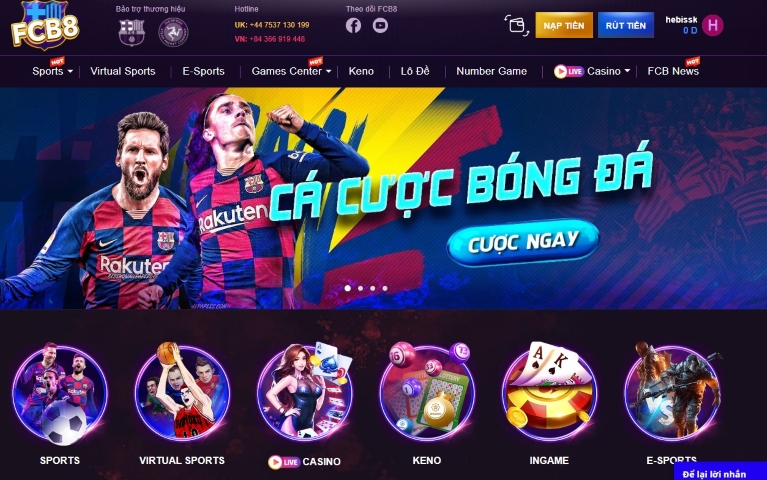 Những thông tin về nhà cái FCB8