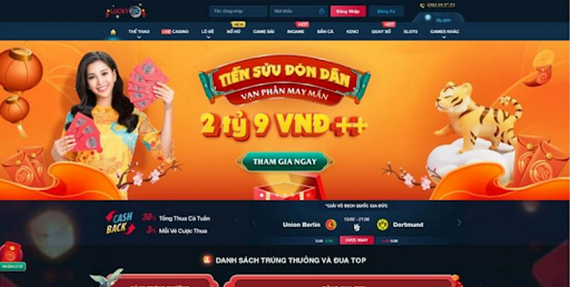 LUCKY88 đang là một nhà cái uy tín trên thị trường được đánh giá cao