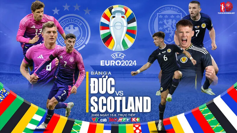 Nhận định trận đấu Đức vs Scotland bảng A Euro 2024, vào 02h00 ngày 15/6/2024